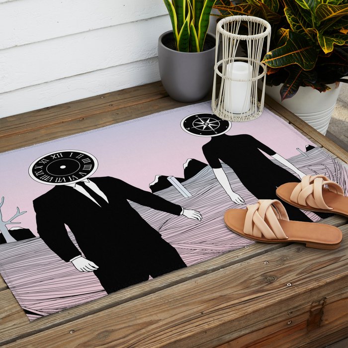 Time and Journey (To a Place I've Never Been Before) Outdoor Rug Gallery Image 2
