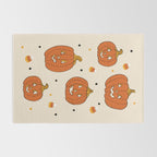 Happy Pumpkins - Beige Rug Gallery Image 2