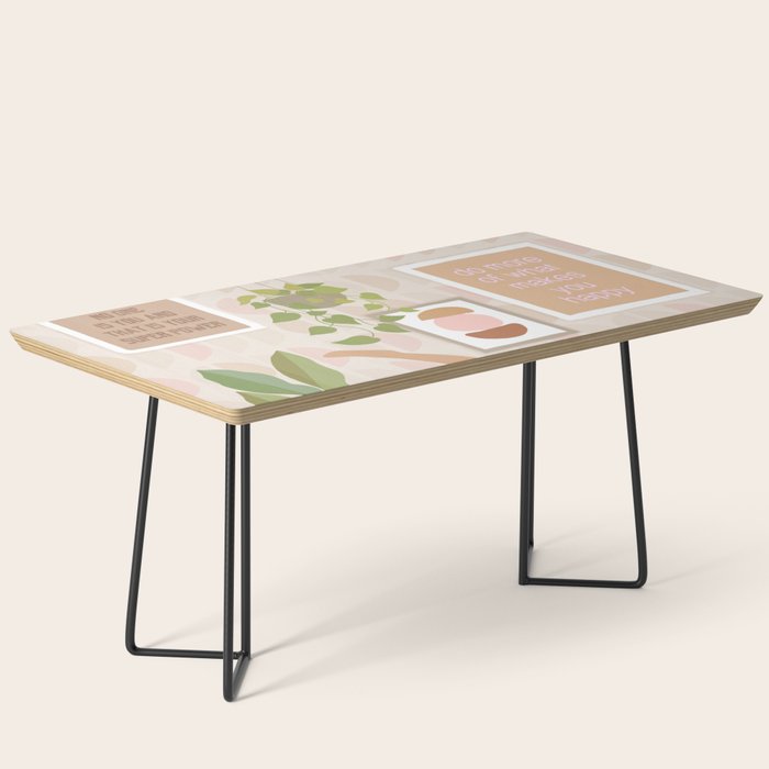 Yoga Girl Power with cat & plants Coffee Table Gallery Image 1