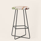 Yoga Girl Power with cat & plants Stool Gallery Image 1