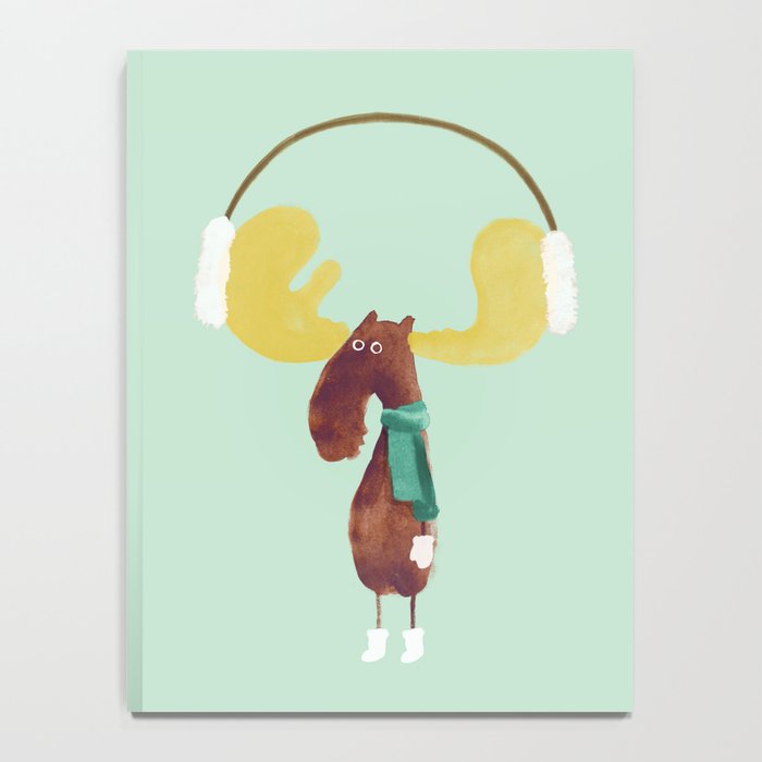 This moose is ready for winter Notebook Gallery Image 4