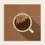 Coffee Cat 6 Wood Wall Art Gallery Image 1