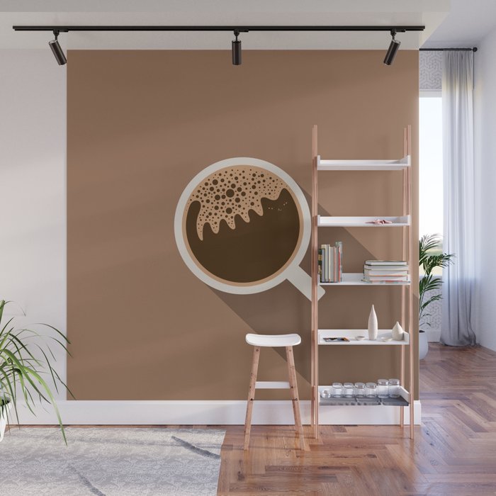 Coffee Cat 6 Wall Mural Gallery Image 1
