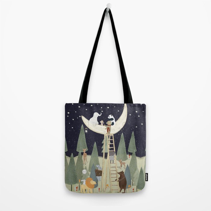 the moon forest Tote Bag Gallery Image 2