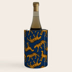 Tigers (Navy Blue and Marigold) Wine Chiller Gallery Image 1