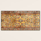 Kashan  Antique  Persian Rug Print Desk Mat Gallery Image 3