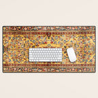 Kashan  Antique  Persian Rug Print Desk Mat Gallery Image 1