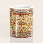 Kashan  Antique  Persian Rug Print Coffee Mug Gallery Image 4