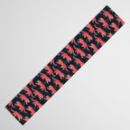 Tigers - coral and midnight  Table Runner Gallery Image 3