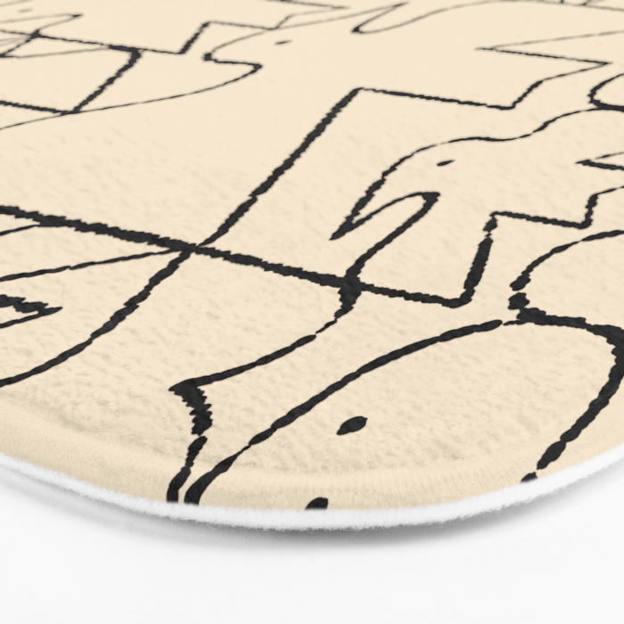 Linear Flock No. 1 Bath Mat Gallery Image 3