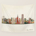 san francisco california Wall Tapestry Gallery Image 4