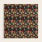 Mushroom heart Wood Wall Art Gallery Image 1