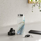 Abstract Jellyfish Alcohol Ink Painting Water Bottle Gallery Image 4