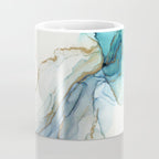 Abstract Jellyfish Alcohol Ink Painting Coffee Mug Gallery Image 4