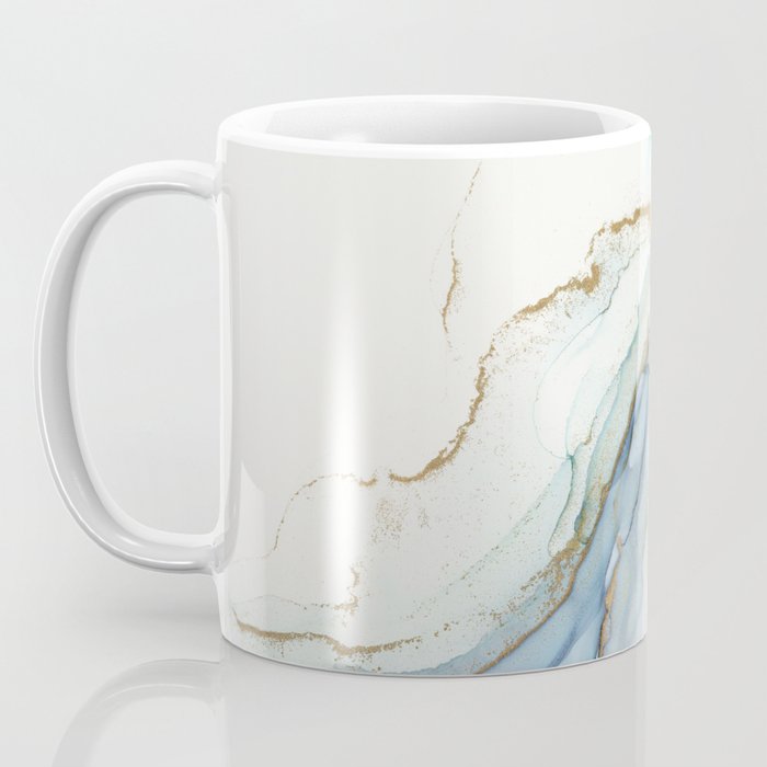 Abstract Jellyfish Alcohol Ink Painting Coffee Mug Gallery Image 3