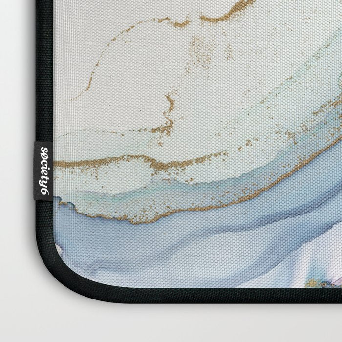 Abstract Jellyfish Alcohol Ink Painting Laptop Sleeve Gallery Image 3
