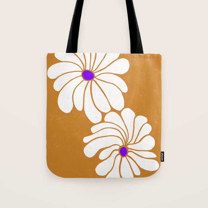 daisy 1967, orange Tote Bag Gallery Image 1