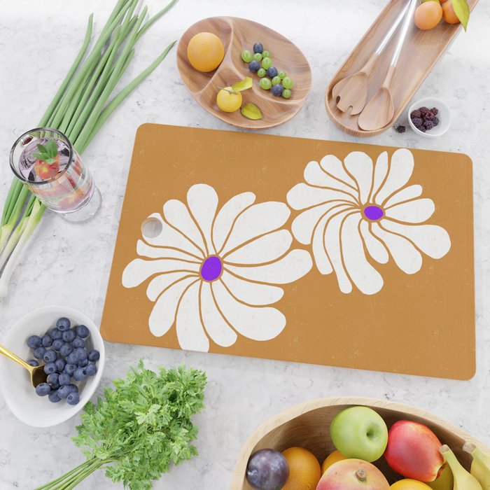 daisy 1967, orange Cutting Board Gallery Image 2