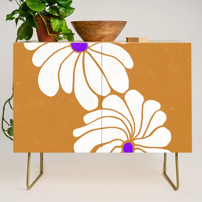 daisy 1967, orange Credenza Gallery Image 1