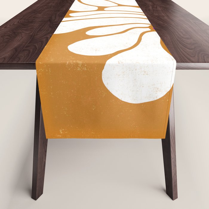 daisy 1967, orange Table Runner Gallery Image 1