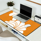 daisy 1967, orange Desk Mat Gallery Image 2