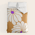 daisy 1967, orange Comforter Gallery Image 6