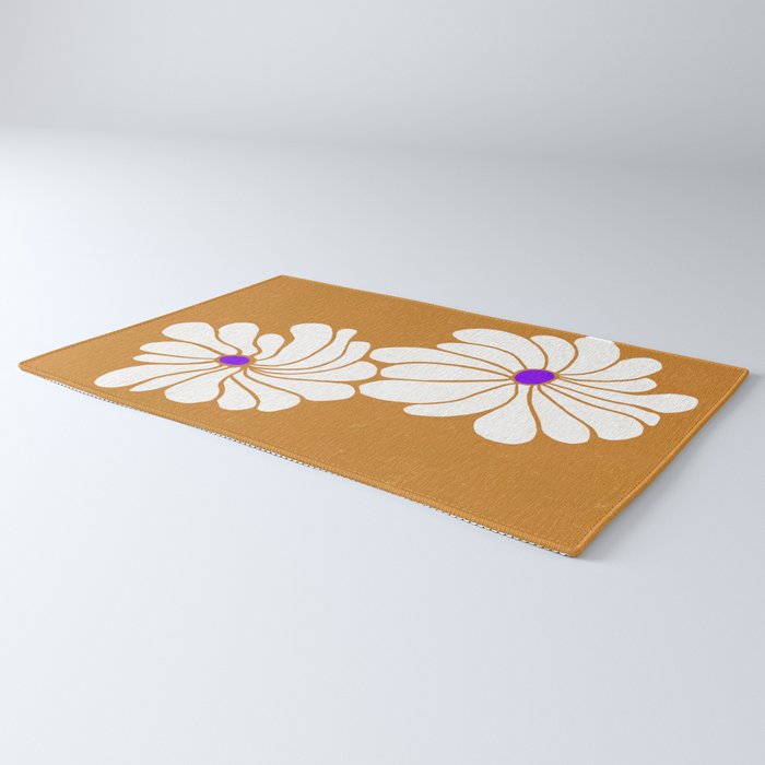 daisy 1967, orange Rug Gallery Image 3