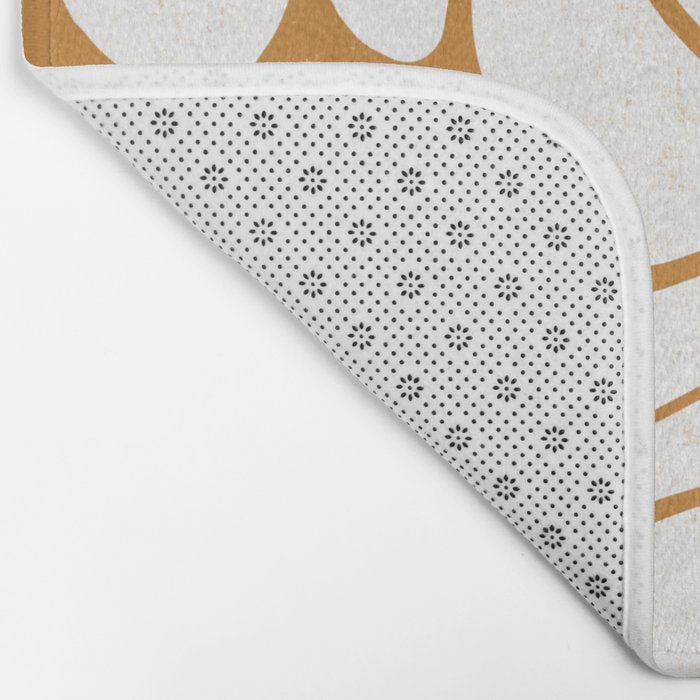 daisy 1967, orange Bath Mat Gallery Image 2