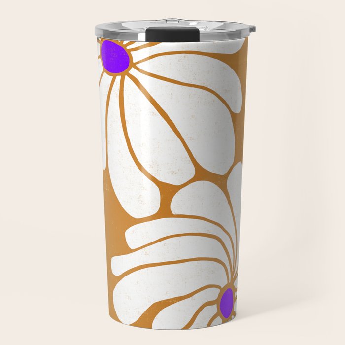 daisy 1967, orange Travel Mug Gallery Image 1