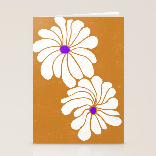 Daisy 1967, Orange Stationery Card