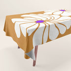 daisy 1967, orange Tablecloth Gallery Image 1