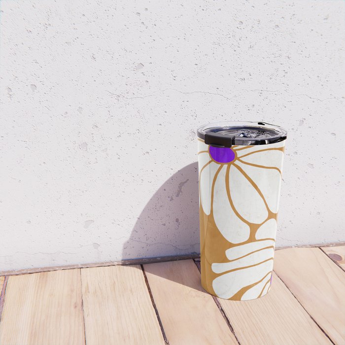 daisy 1967, orange Travel Mug Gallery Image 4