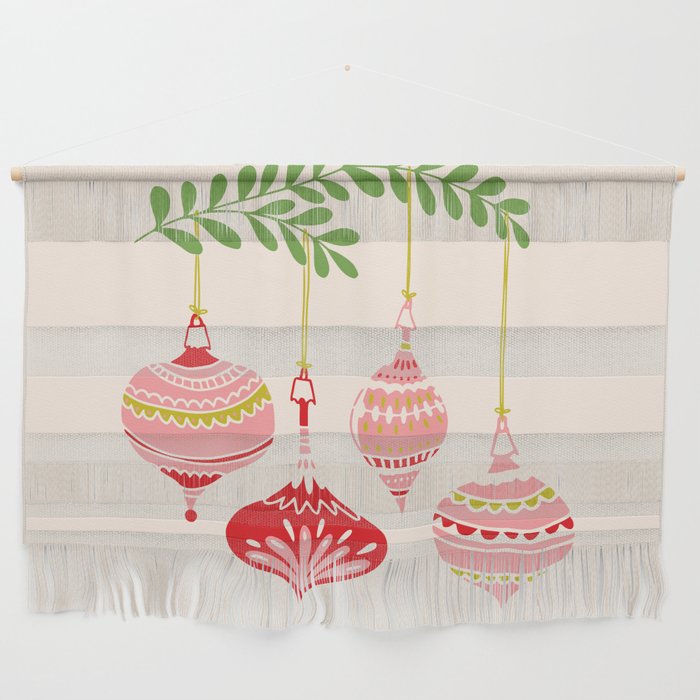 Cheerful little Christmas baubles Wall Hanging Gallery Image 1