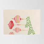 Cheerful little Christmas baubles Rug Gallery Image 2