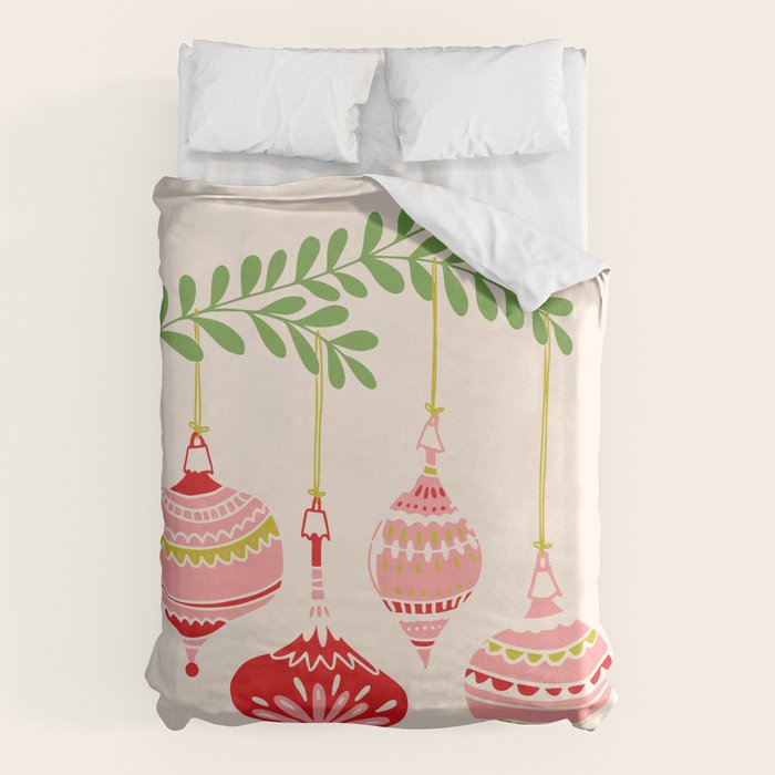 Cheerful little Christmas baubles Duvet Cover Gallery Image 6