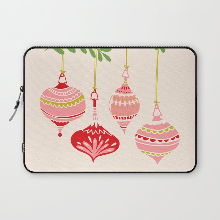 Cheerful little Christmas baubles Laptop Sleeve Gallery Image 1