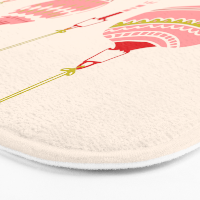 Cheerful little Christmas baubles Bath Mat Gallery Image 3