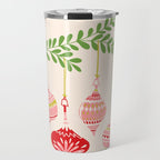 Cheerful little Christmas baubles Travel Mug Gallery Image 1