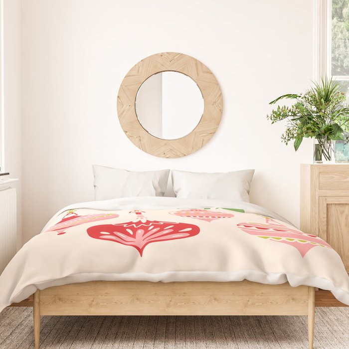 Cheerful little Christmas baubles Duvet Cover Gallery Image 3