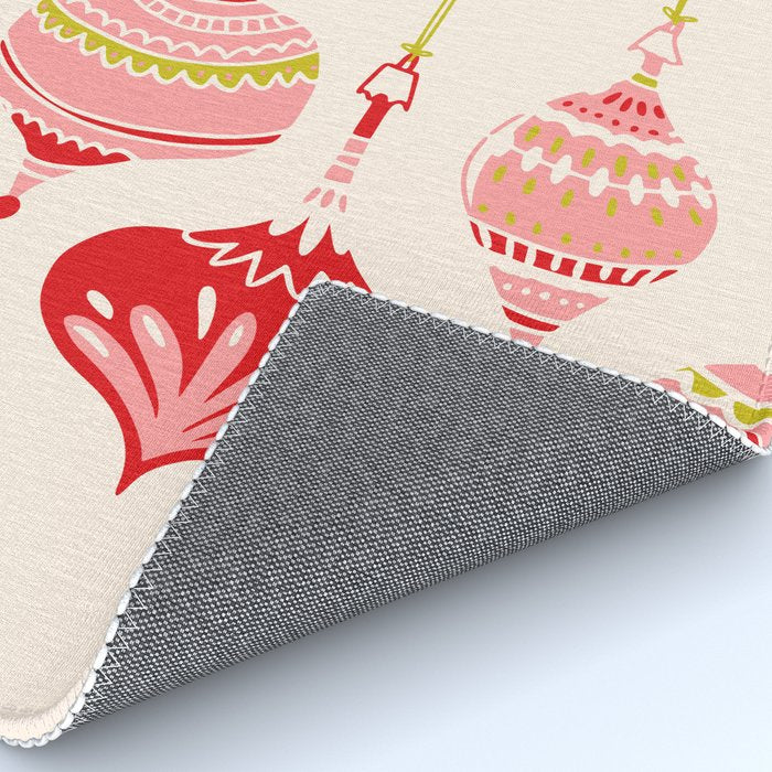 Cheerful little Christmas baubles Rug Gallery Image 4