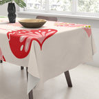 Cheerful little Christmas baubles Tablecloth Gallery Image 3