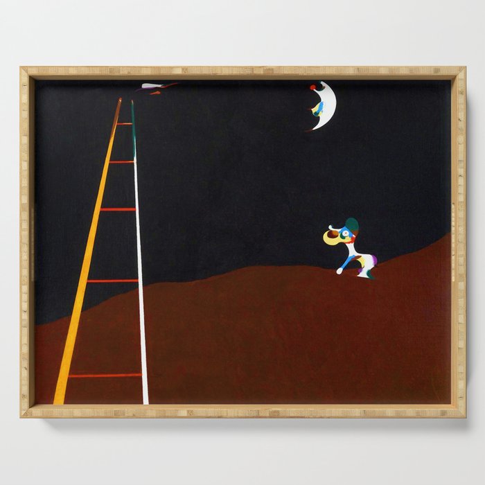 Joan Miro Dog Barking at the Moon Serving Tray Gallery Image 1