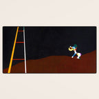 Joan Miro Dog Barking at the Moon Desk Mat Gallery Image 3