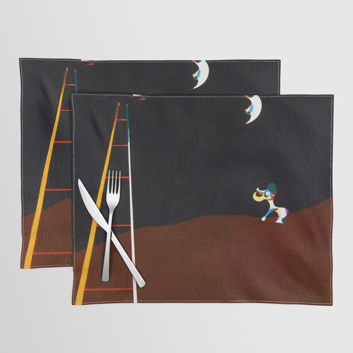 Joan Miro Dog Barking at the Moon Placemat Gallery Image 1