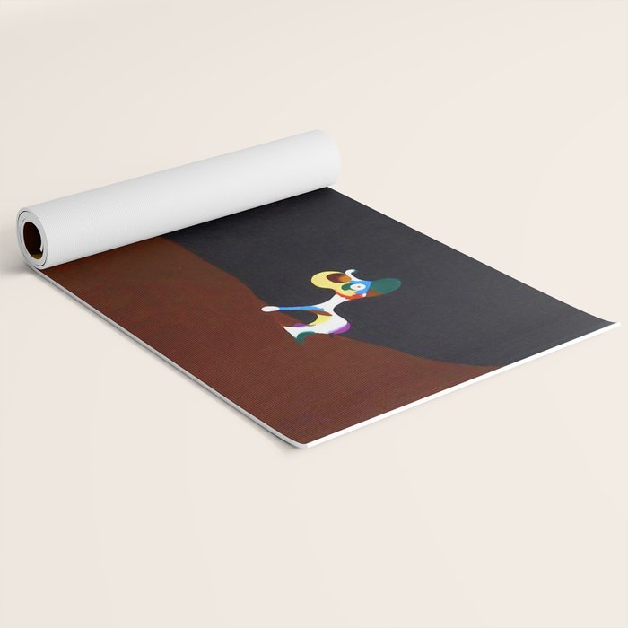 Joan Miro Dog Barking at the Moon Yoga Mat Gallery Image 2