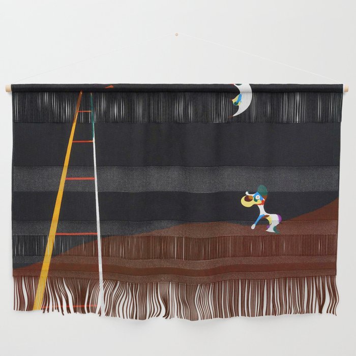 Joan Miro Dog Barking at the Moon Wall Hanging Gallery Image 1
