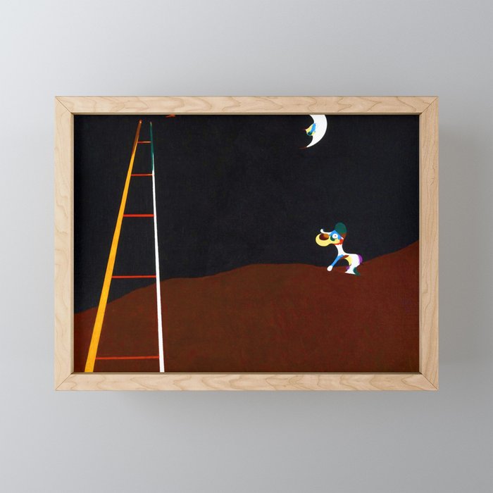 Joan Miro Dog Barking at the Moon Mini Art Print Gallery Image 1