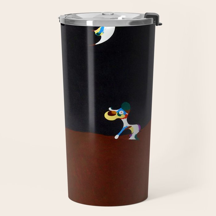 Joan Miro Dog Barking at the Moon Travel Mug Gallery Image 2