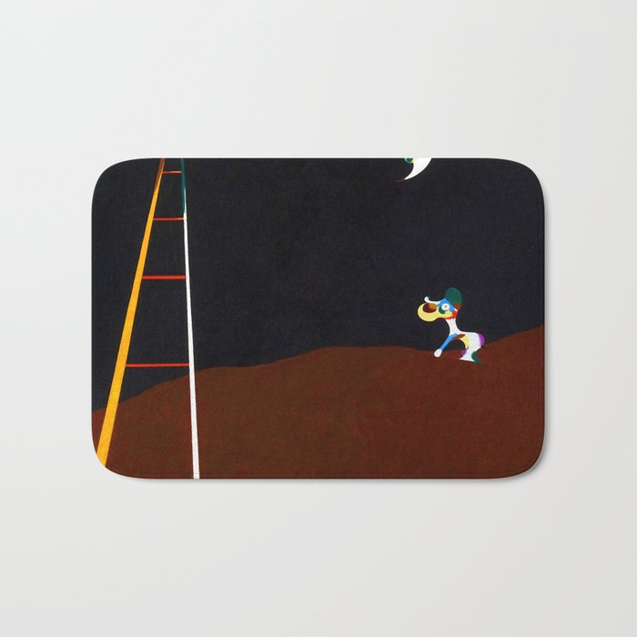 Joan Miro Dog Barking at the Moon Bath Mat Gallery Image 1