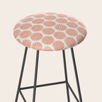 Floral Daisy Pattern XXXVIII Stool Gallery Image 2